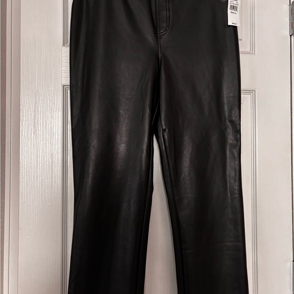 Sanctuary Black Faux Leather Pants